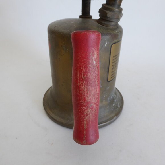 ANTIQUE VINTAGE C&L CLAYTON & LAMBERT BRASS BLOW TORCH FUEL PUMP - Picture 10 of 14